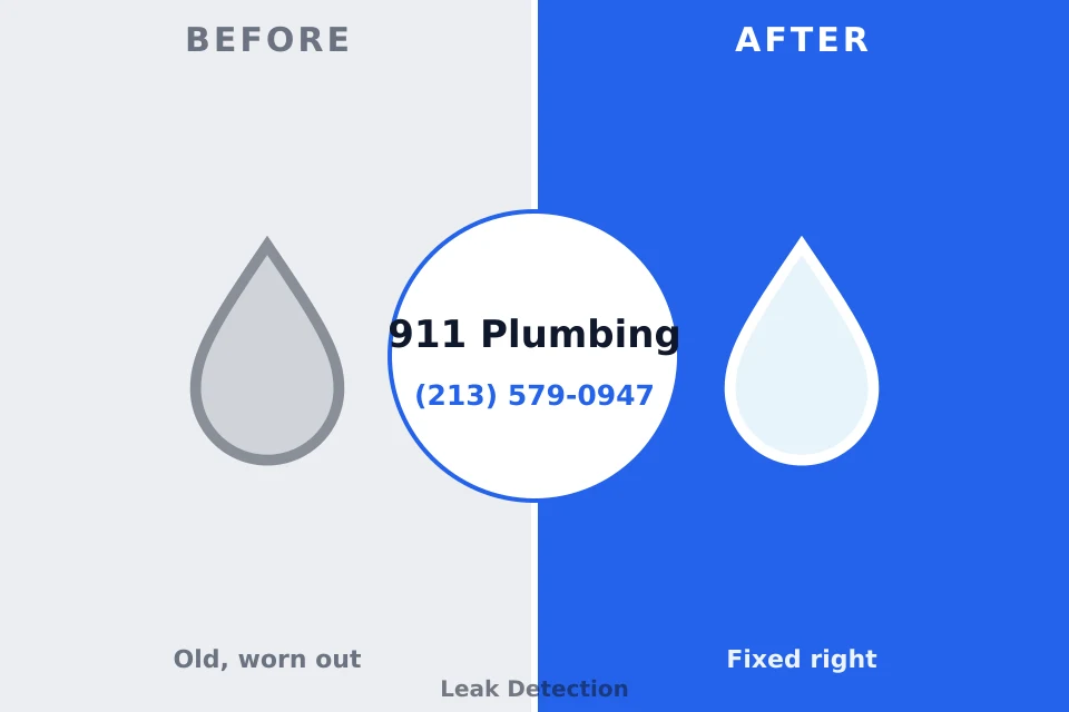 Before and after: plumbing company Merriam, KS